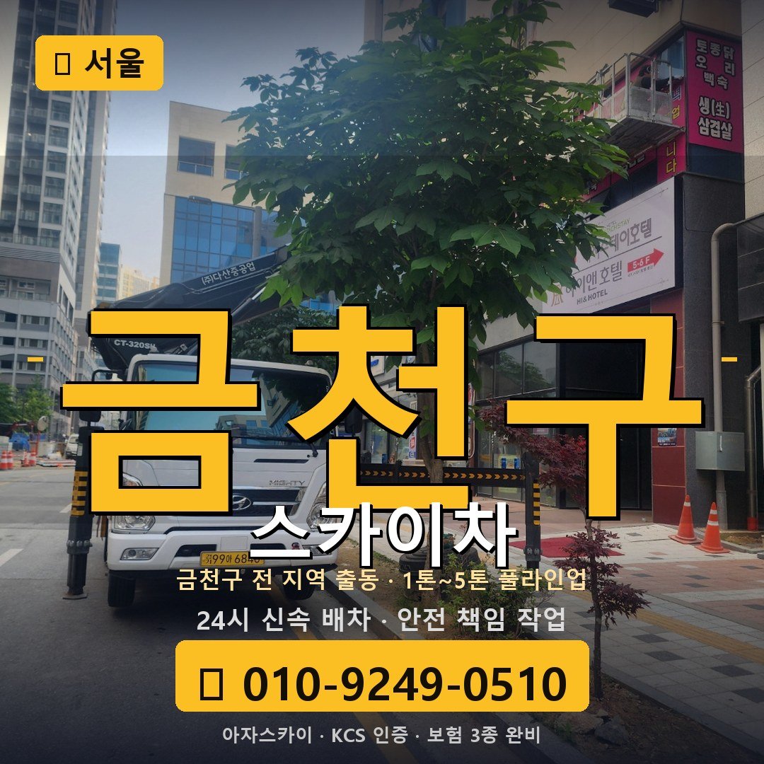 서울 금천구 스카이차 - 아자스카이