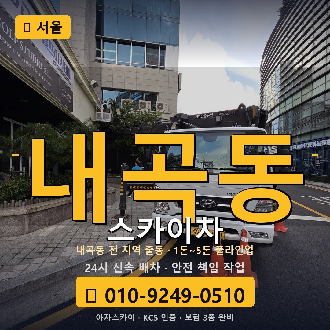 서울 내곡동 스카이차 - 아자스카이