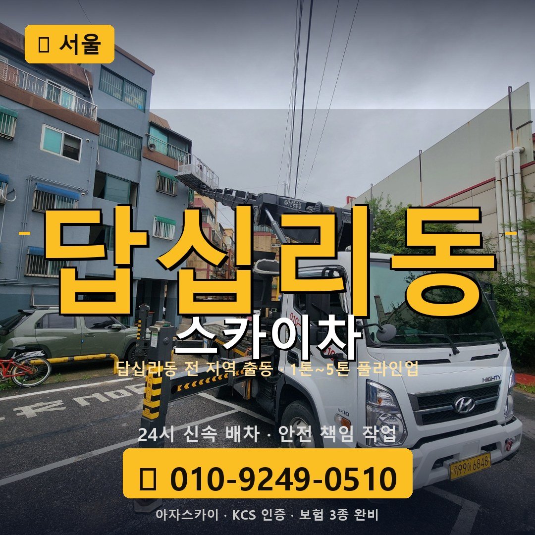 서울 답십리동 스카이차 - 아자스카이