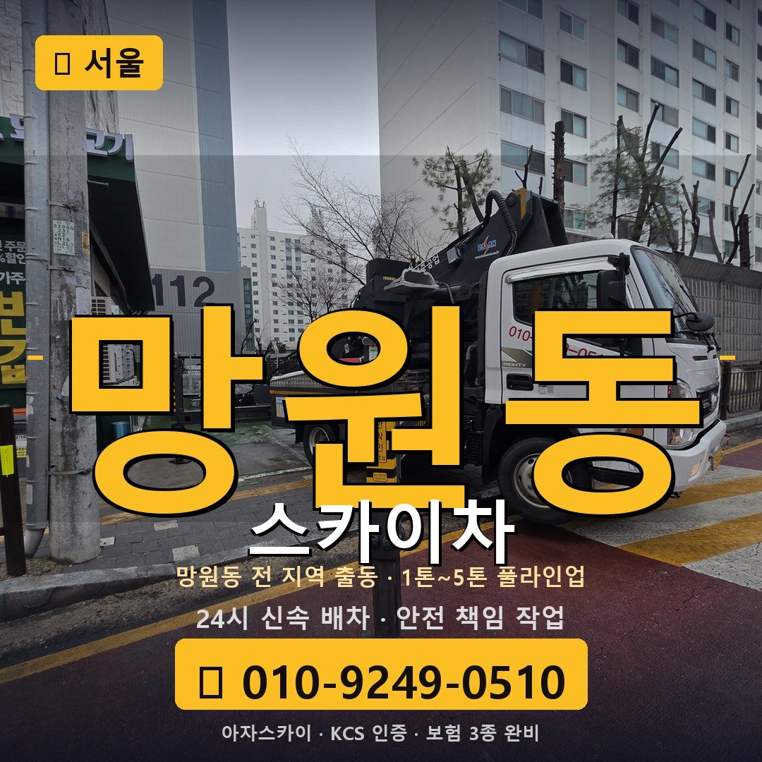 서울 망원동 스카이차 - 아자스카이