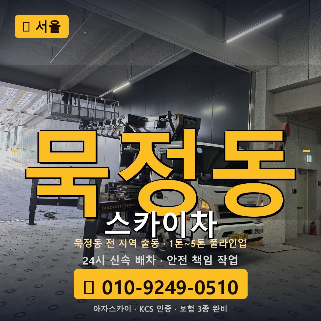 서울 묵정동 스카이차 - 아자스카이