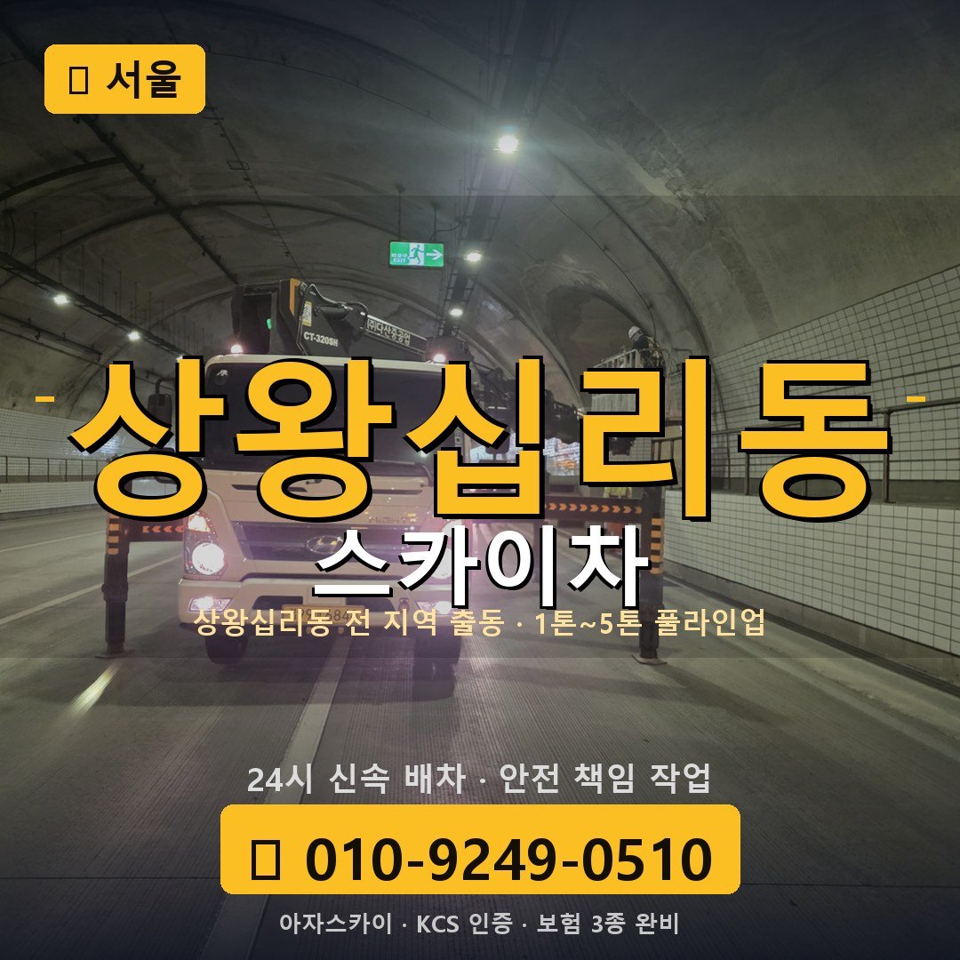 서울 상왕십리동 스카이차 - 아자스카이