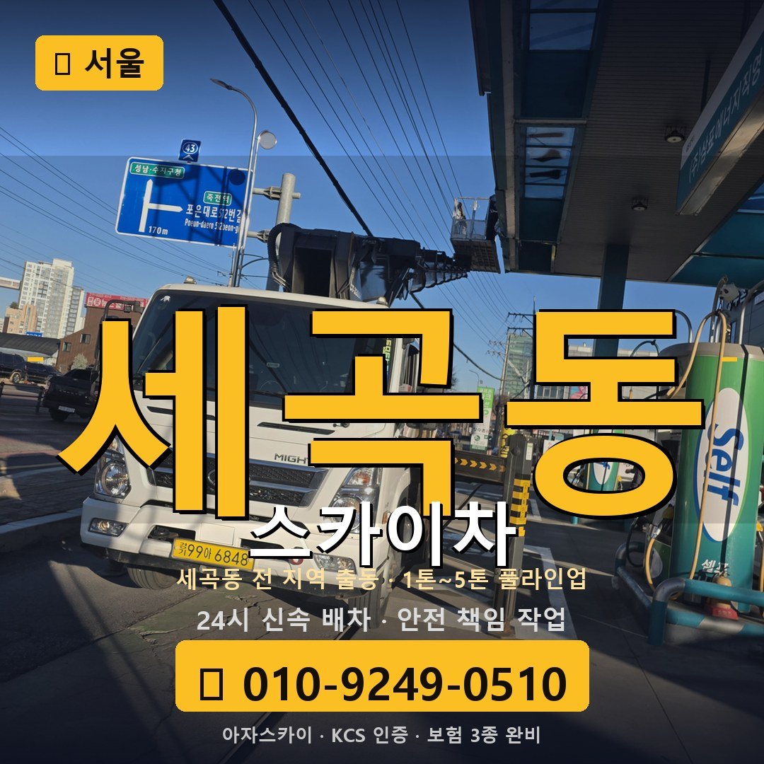 서울 세곡동 스카이차 - 아자스카이