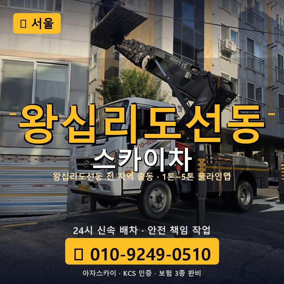 서울 왕십리도선동 스카이차 - 아자스카이