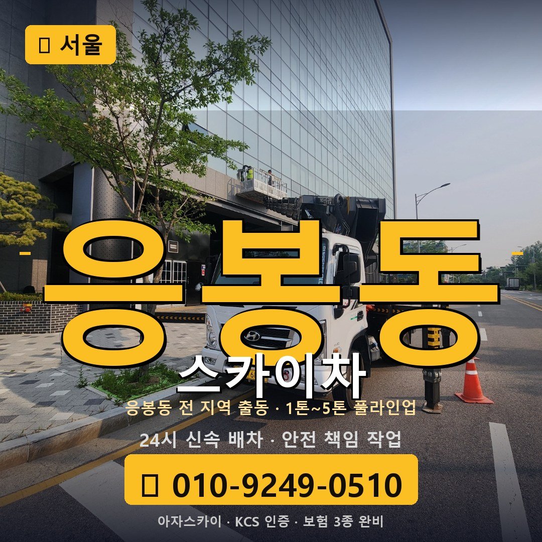 서울 응봉동 스카이차 - 아자스카이