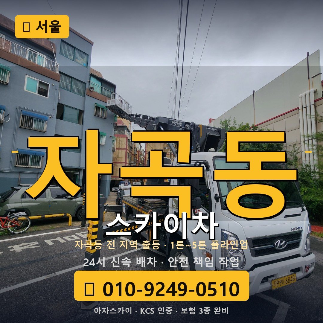 서울 자곡동 스카이차 - 아자스카이