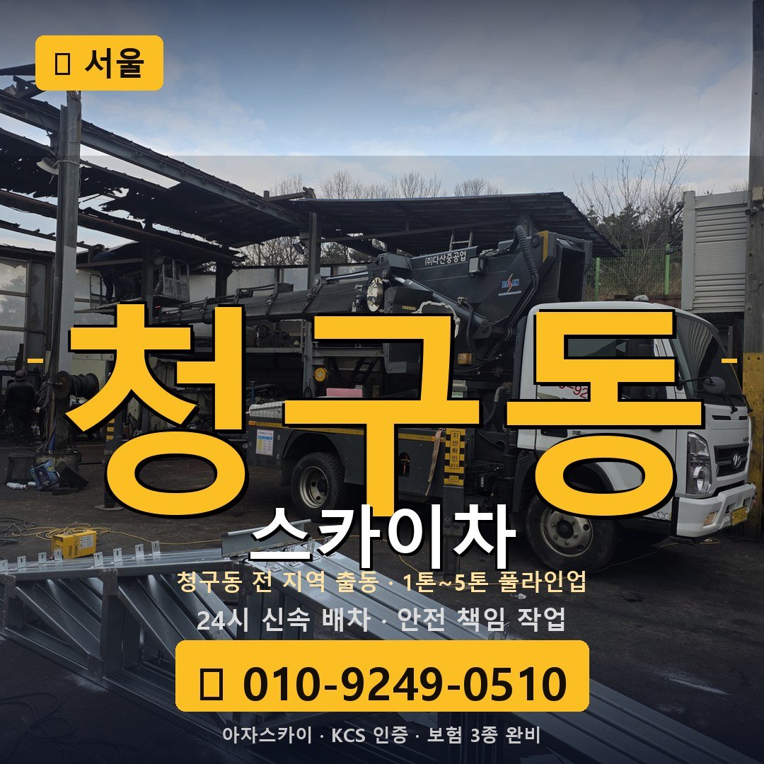서울 청구동 스카이차 - 아자스카이