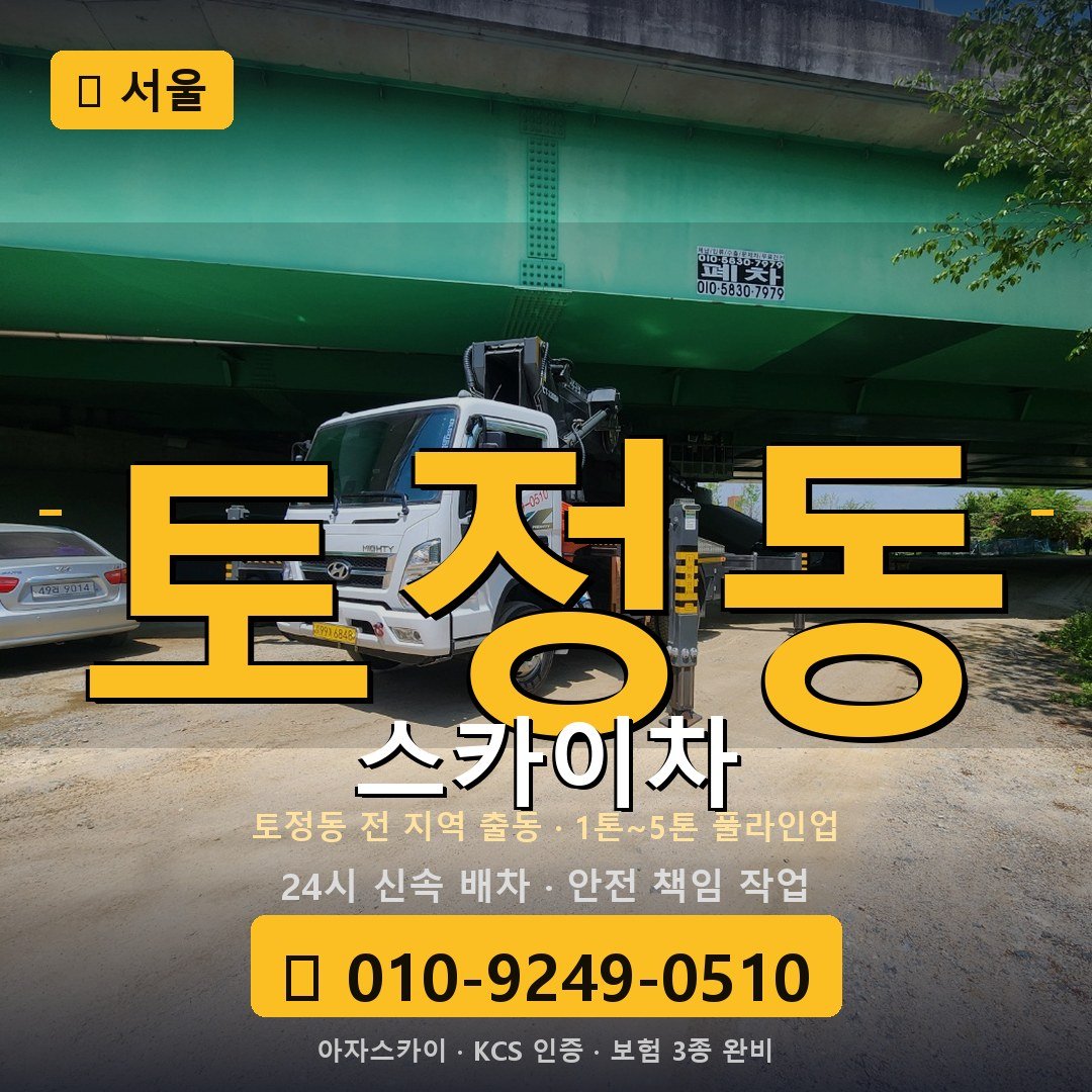 서울 토정동 스카이차 - 아자스카이